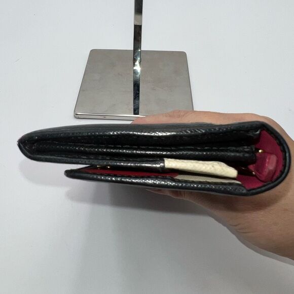 Prada Saffiano Pink and Cream Interior Long Wallet RARE - Picture 3 of 16
